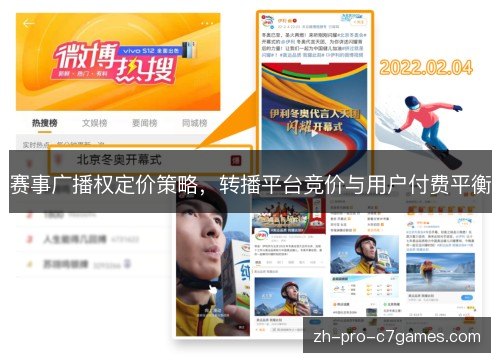赛事广播权定价策略，转播平台竞价与用户付费平衡